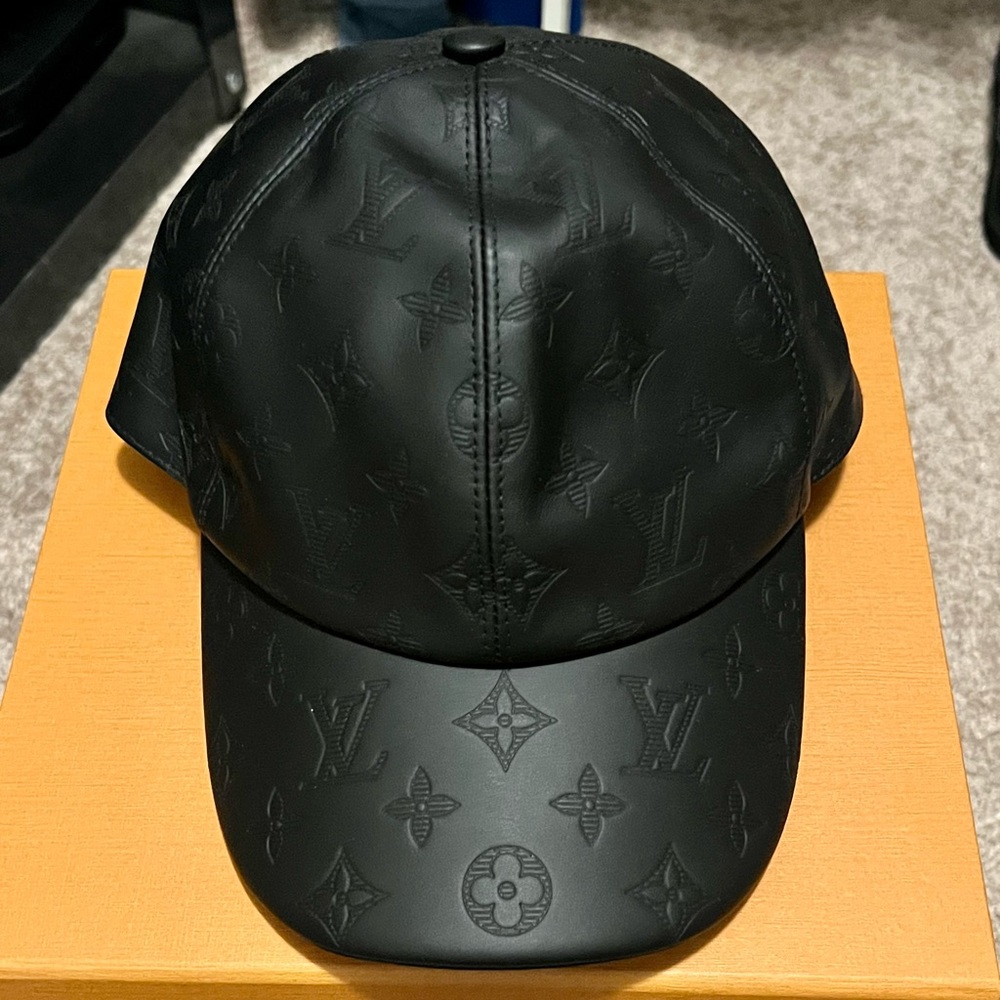 Louis Vuitton Leather Monogram Shadow Cap